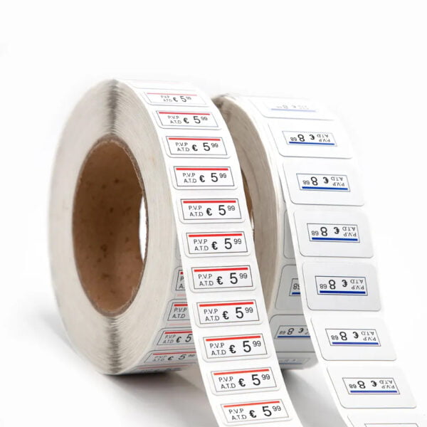 Custom Super Market Shelf Pvc Digital Electronic Medical Stickers